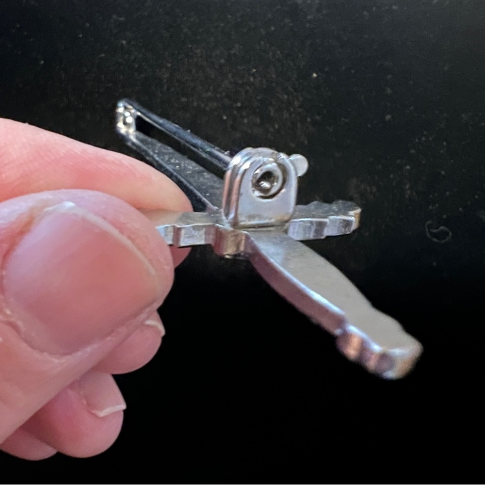 Sword Shaped Kilt Pin men’s Kilt Accessory Claymore 4” Sturdy Silver Tone - Picture 4 of 7